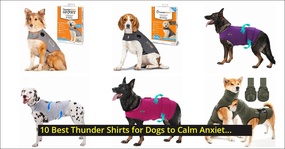 10 Best Thunder Shirts for Dogs to Calm Anxiety